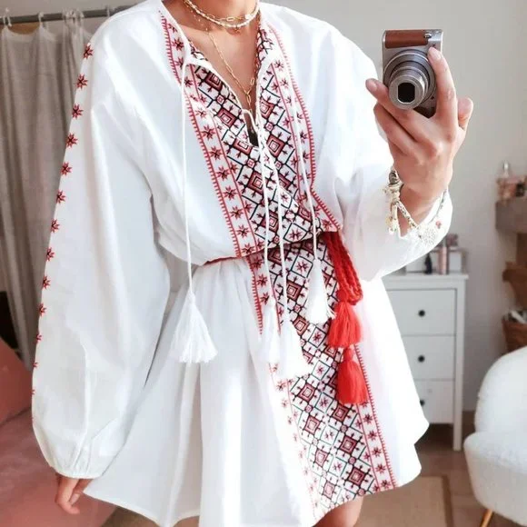 Talunka Susana Shirt  Dress Boho AS SEEN ON JAMIE KIDD - Picture 4 of 12